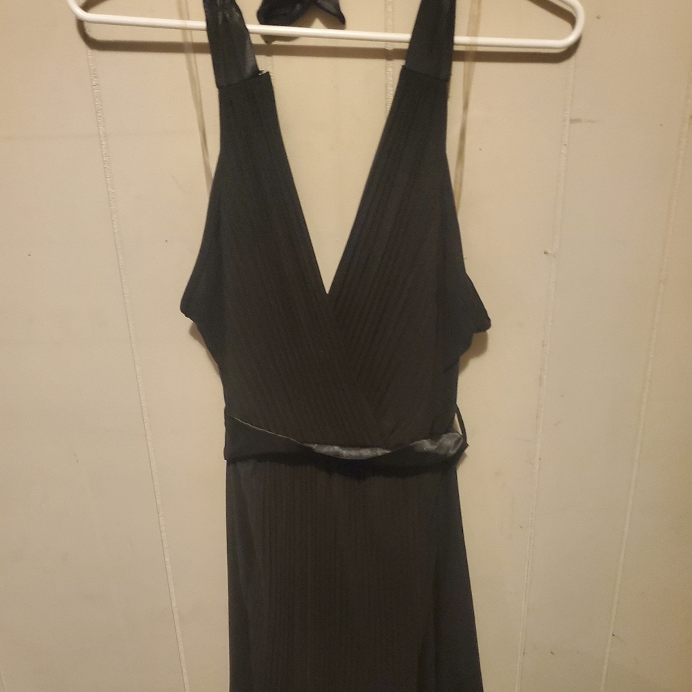 Missphit black tie up shirt